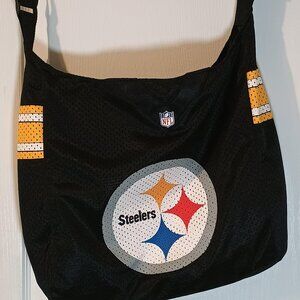 National Football League/Steelers Tote/Unisex 16x13/Black Gold NWT